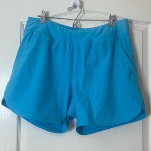 Lands End Water Swim Shorts Turquoise Blue Size 16